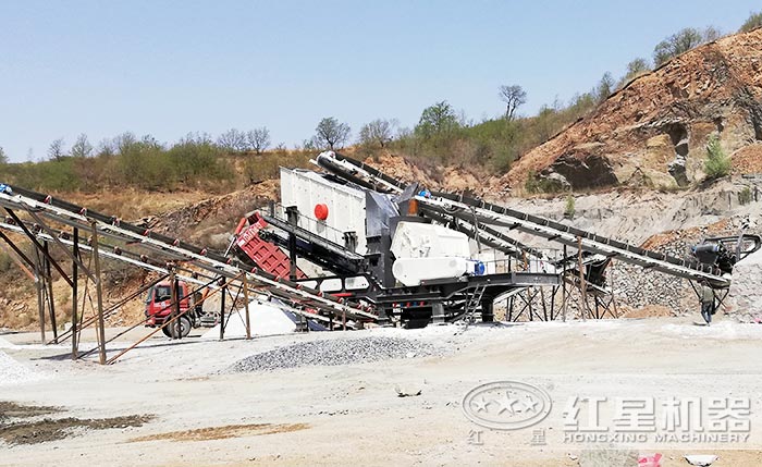 石料加工現場 石料加工現場