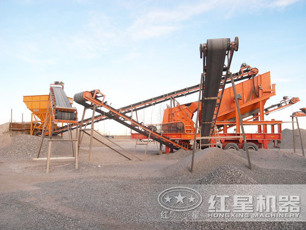 機制砂生產(chǎn)線現(xiàn)場 機制砂生產(chǎn)線現(xiàn)場