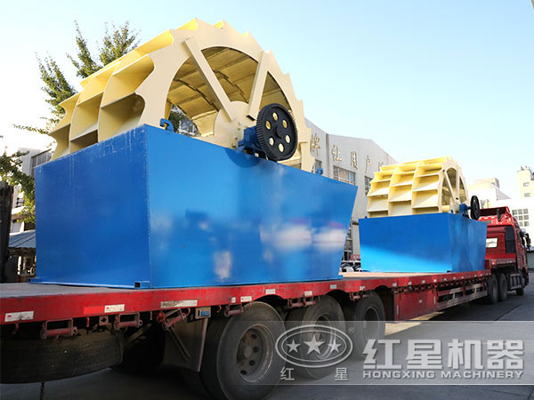 三輪洗砂機(jī)發(fā)貨現(xiàn)場(chǎng) 三輪洗砂機(jī)發(fā)貨現(xiàn)場(chǎng)