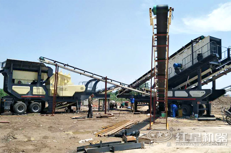 運行中的破碎生產(chǎn)線 運行中的破碎生產(chǎn)線