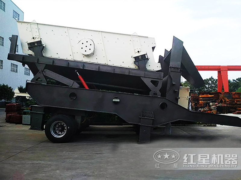 移動式振動篩實拍圖 移動式振動篩實拍圖