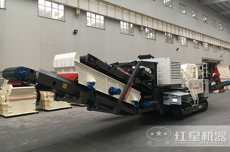 移動(dòng)式煤矸石制砂設(shè)備，移動(dòng)式破碎站