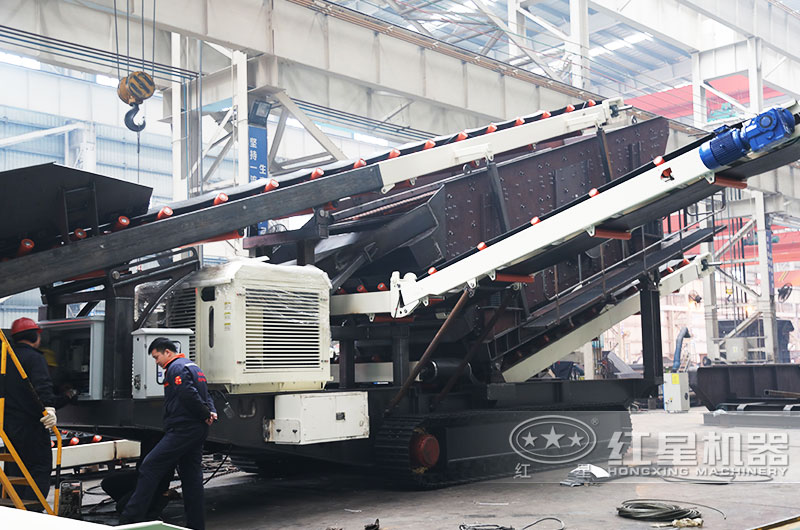 移動(dòng)式破碎站生產(chǎn)車間 移動(dòng)式破碎站生產(chǎn)車間