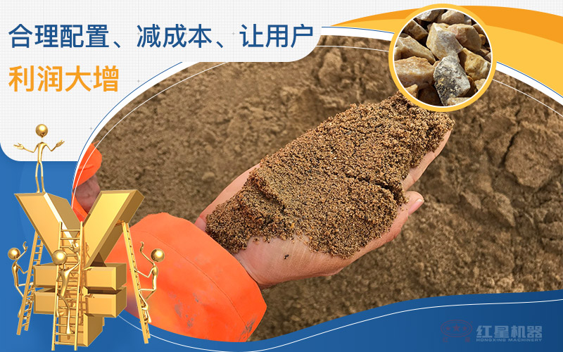 建筑用砂配置的機(jī)制沙石設(shè)備一套多少錢，附現(xiàn)場案例視頻