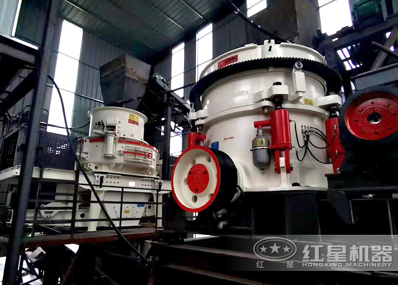 1200圓錐機(jī)搭配制砂機(jī)、鄂破配置生產(chǎn)線